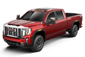 Chevrolet Silverado 1500 Hood Deflector - Husky Liners - Aeroskin - Chrome - `16-`18